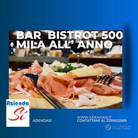Aziendasi bar bistrot 500 mila anno 39M