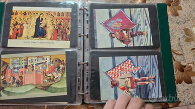 Album cartoline Siena e arte medievale- Palio