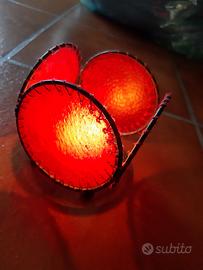 portacandele zen in ferro battuto