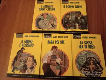 COLLEZIONE STORICA I GIALLI MONDADORI 5 LIBRI