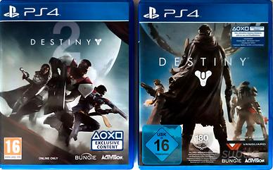 PS4 giochi lotto Destiny + Destiny 2