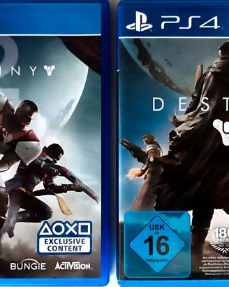PS4 giochi lotto Destiny + Destiny 2