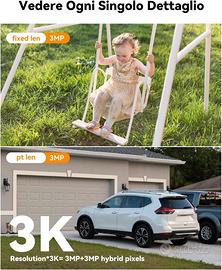 Imou 4K WiFi Esterno Doppio Obiettivo PTZ IP66