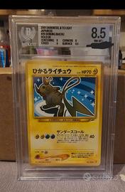 Bgs 8.5 shining Raichu Neo4 Darkness Light 2001Jap