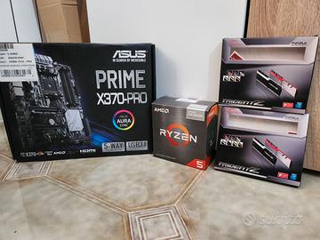 CPU AMD Ryzen 5 5600G MoBo Asus X370 RAM 32GB DDR4