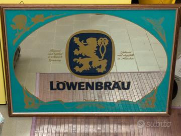 Specchio Pubblicitario Vintage Löwenbräu
