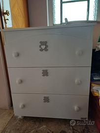 Fasciatoio /Cassettiera Erbesi