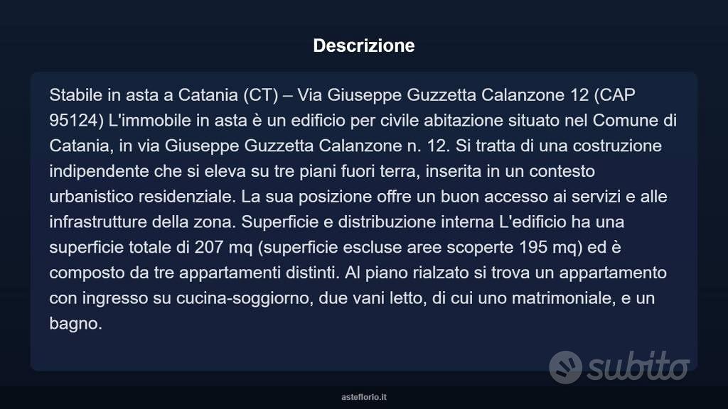 Appartamento – Catania, Fortino, Centro storico - Vista 3