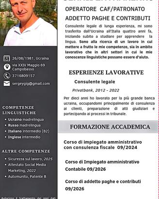 Operatore CAF, Addetto Paghe 