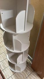 libreria/porta libri, oggetti, girevole.