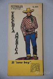 Fumetto ritaglia e dipingi 1976 Vecchia America