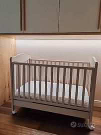 Lettino+materasso per bambini ERBESI mod.Pongo