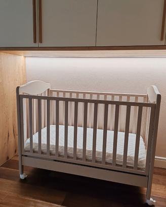 Lettino+materasso per bambini ERBESI mod.Pongo