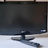 Monitor TV LG 22 pollici + Decoder Digiquest 990