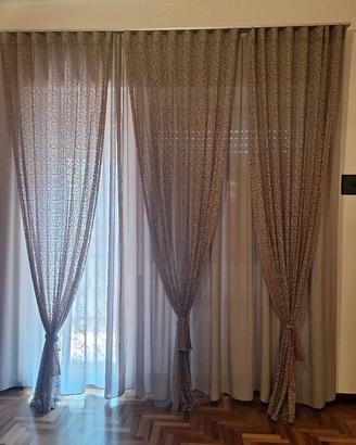 bastone doppio binario con tenda doppia