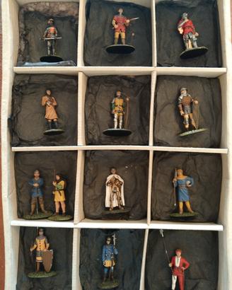 Soldatini di piombo era medievale 