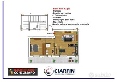 Appartamento di 70 m² con 2 locali a Palermo
