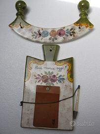 Porta Presine + Porta Blocco Lista Spesa da Muro