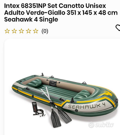 Gommone e motore elettrico