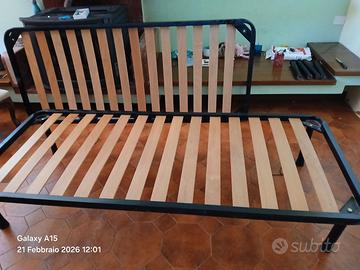 Rete con doghe in legno