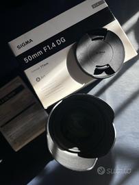 Nitidissimo SIGMA 50 mm 1.4 per CANON serie ART