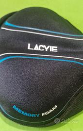 Coprisellino bici Memory Foam Nero Blu