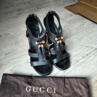 scarpe Gucci in pelle nera 