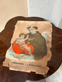Litografia antica Sant'Antonio Padova, Briola