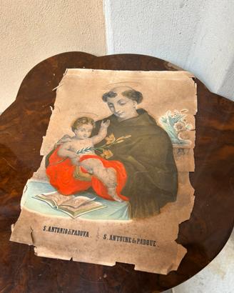 Litografia antica Sant'Antonio Padova, Briola