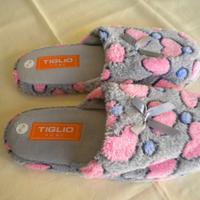 PANTOFOLE DONNA tg.40/41 CALDE, COLORATE E NUOVE