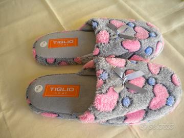 PANTOFOLE DONNA tg.40/41 CALDE, COLORATE E NUOVE