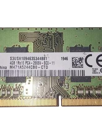 RAM DDR4 4GB SODIMM 2666Mhz marca Samsung
