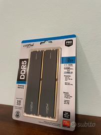 Crucial Pro RAM DDR5 32GB Kit (2x16GB) 6000MHz