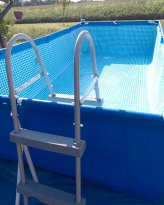 Piscina Intex4,5x 2,2x 0,84pompa nuova e accessori