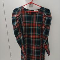 vestito donna scozzese