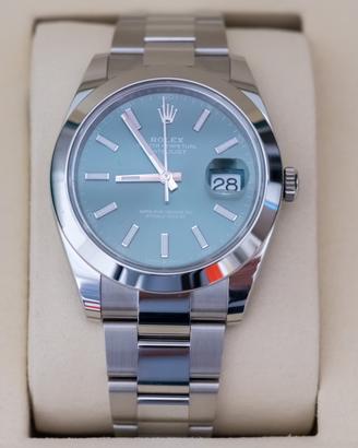 Rolex Datejust 41mm. NUOVO VERDE MENTA -ref.126300