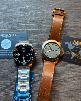 Lotto 2 orologi Longines HydroConquest e Mido