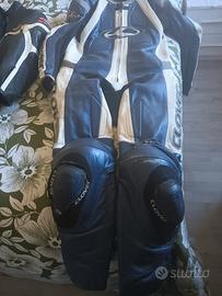 tuta intera  e giubbotto moto 