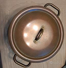 casseruola alta  agnelli in rame