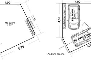 Garage Box auto - 32mq ANZIO piano stradale