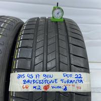 Gomme Usate BRIDGESTONE 215 45 17