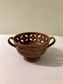 Coppa vintage in ceramica Deruta