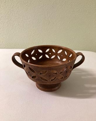 Coppa vintage in ceramica Deruta