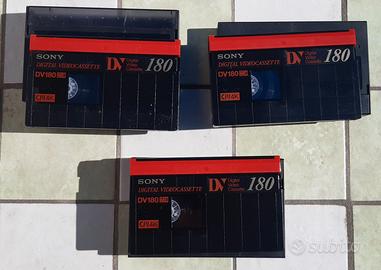 3 Nastri Sony DV180ME usati