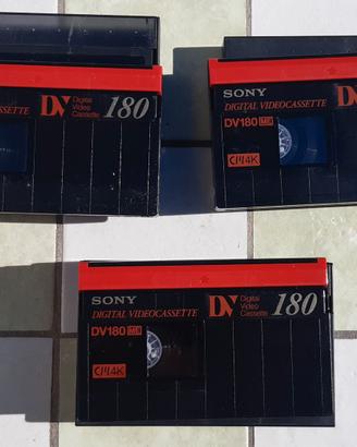 3 Nastri Sony DV180ME usati