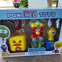 giocattolo con gonfia palloncini