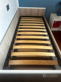 Letto Singolo con Secondo Letto Estraibile + Mater