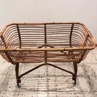 Culla neonato in vimini