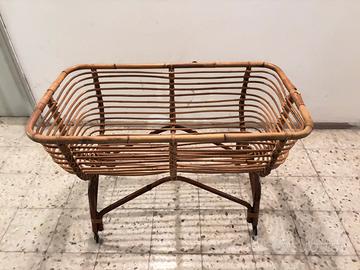 Culla neonato in vimini