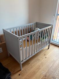 Lettino Bambino Sundvik Ikea grigio